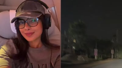 Priyanka Chopra reached Hyderabad on Wednesday. Priyanka Chopra reached Hyderabad on Wednesday.