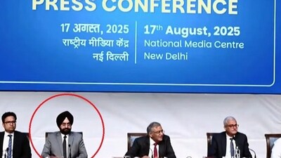 Rahul Gandhi took a swipe at CEC Gyanesh Kumar on Wednesday, saying even his colleagues know he is lying. (Grab from YouTube/Rahul Gandhi) Rahul Gandhi took a swipe at CEC Gyanesh Kumar on Wednesday, saying even his colleagues know he is lying. (Grab from YouTube/Rahul Gandhi)