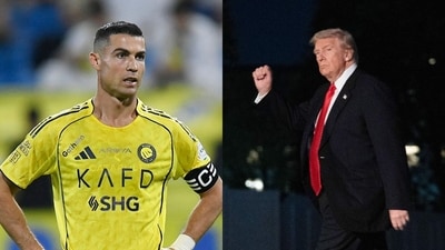 Cristiano Ronaldo lauded US President Donald Trump for his influence. (Reuters and AFP Images) Cristiano Ronaldo lauded US President Donald Trump for his influence. (Reuters and AFP Images)