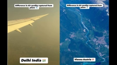 The contrast between the two clips has sparked widespread reactions online. (Instagram/@indian.in.austria) The contrast between the two clips has sparked widespread reactions online. (Instagram/@indian.in.austria)