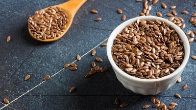 Flaxseeds are a good source of fat because they contain omega-3s, which can improve your gut health. (Freepik) Flaxseeds are a good source of fat because they contain omega-3s, which can improve your gut health. (Freepik)