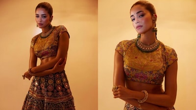 Ananya also captivated fans with her lehenga at Deeya Shroff's mehendi celebration. (Instagram/ananyapanday) Ananya also captivated fans with her lehenga at Deeya Shroff's mehendi celebration. (Instagram/ananyapanday)