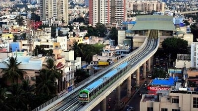 In Bengaluru, a 20–25 km ride costs ₹80, while in Delhi, a 32 km ride costs ₹64. (PTI Photo) In Bengaluru, a 20–25 km ride costs ₹80, while in Delhi, a 32 km ride costs ₹64. (PTI Photo)