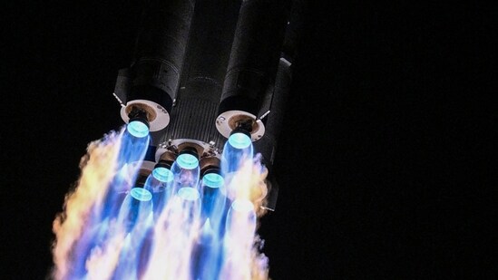 On Saturday, the Shenzhou-20 spaceship carrying the crew completed its in-orbit handover with the Shenzhou-21 crew. (AFP)