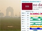 Viral screenshots on social media claimed that AQI in Delhi shot up to 999. Viral screenshots on social media claimed that AQI in Delhi shot up to 999.