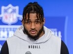Dallas Cowboys player Marshawn Kneeland, 24, tragically passed away. (Photo by Michael Hickey / GETTY IMAGES NORTH AMERICA / AFP) Dallas Cowboys player Marshawn Kneeland, 24, tragically passed away. (Photo by Michael Hickey / GETTY IMAGES NORTH AMERICA / AFP)