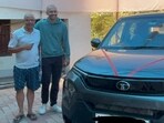A Bengaluru-based techie surprised his father with their family's first car, a Tata Punch. 