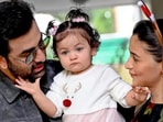 Raha Kapoor with parents Ranbir Kapoor and Alia Bhatt