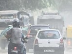 Thick dust hangs over Sarojini Nagar due to the poor condition of roads in the area. Thick dust hangs over Sarojini Nagar due to the poor condition of roads in the area.