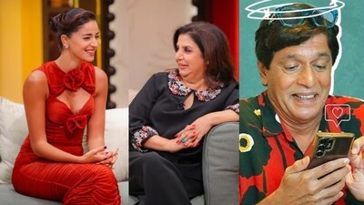Ananya Panday, Farah Khan and Chunky Panday Ananya Panday, Farah Khan and Chunky Panday