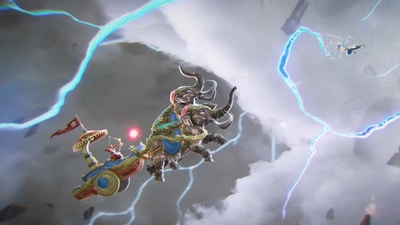 A still from the teaser of Baahubali The Eternal War Part 1. A still from the teaser of Baahubali The Eternal War Part 1.
