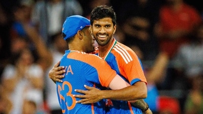Washington Sundar’s triple strike in the death overs capped off a clinical bowling display as India defended 168 with ease, bundling out Australia for 119 in 18.2 overs despite the hosts once looking steady at 91/3. (AFP) Washington Sundar’s triple strike in the death overs capped off a clinical bowling display as India defended 168 with ease, bundling out Australia for 119 in 18.2 overs despite the hosts once looking steady at 91/3. (AFP)