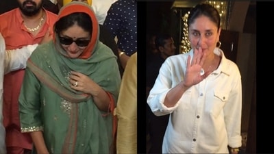 Kareena Kapoor was seen in Mumbai on Wednesday. Kareena Kapoor was seen in Mumbai on Wednesday.
