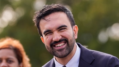 Zohran Mamdani met his wife, Rama Duwaji on Hinge. (Bloomberg) Zohran Mamdani met his wife, Rama Duwaji on Hinge. (Bloomberg)