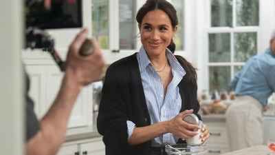 Meghan Markle has reportedly been shooting a film with Lily Collins and Jack Quaid. Meghan Markle has reportedly been shooting a film with Lily Collins and Jack Quaid.
