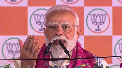 Prime Minister Narendra Modi addresses a rally as part of the Bihar Assembly elections, in Araria. (X/NarendraModi) Prime Minister Narendra Modi addresses a rally as part of the Bihar Assembly elections, in Araria. (X/NarendraModi)