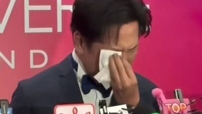 Nawat Itsaragrisil broke down in tears during a press conference where he apologised for the Miss Mexico row. Nawat Itsaragrisil broke down in tears during a press conference where he apologised for the Miss Mexico row.