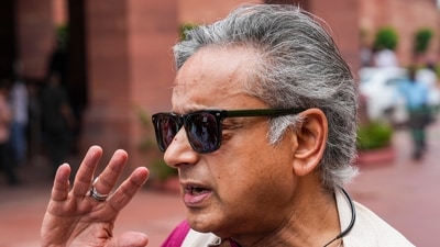 Congress' Shashi Tharoor reacted to Delhi air quality, saying, "the burden on lungs is increasing" as November month progresses. (PTI) Congress' Shashi Tharoor reacted to Delhi air quality, saying, "the burden on lungs is increasing" as November month progresses. (PTI)