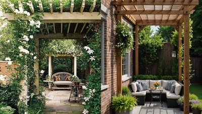 From antique to automated, pergolas are getting a modern day update (Photos: Pinterest) From antique to automated, pergolas are getting a modern day update (Photos: Pinterest)