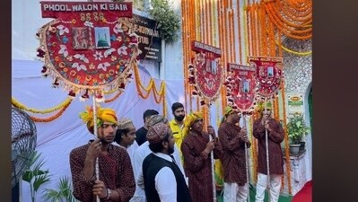 The centuries-old tradition of Phool Walon Ki Sair is held at the Aam Bagh in Mehrauli. (Photo: Instagram) The centuries-old tradition of Phool Walon Ki Sair is held at the Aam Bagh in Mehrauli. (Photo: Instagram)