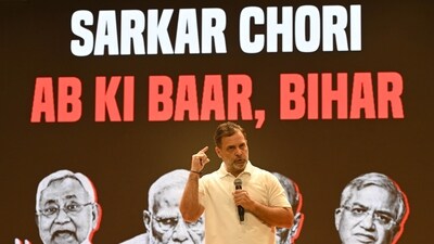 Lok Sabha leader of opposition Rahul Gandhi alleged "duplicate, fake and bulk” voting in the 2024 Haryana assembly elections, which the BJP won. (Arvind Yadav/ Hindustan Times) Lok Sabha leader of opposition Rahul Gandhi alleged "duplicate, fake and bulk” voting in the 2024 Haryana assembly elections, which the BJP won. (Arvind Yadav/ Hindustan Times)