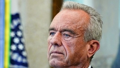 Robert F Kennedy Jr's actions after a man collapsed in the Oval Office has drawn widespread criticism. (Bloomberg)