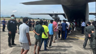 The IAF operated two special flights. (X) The IAF operated two special flights. (X)