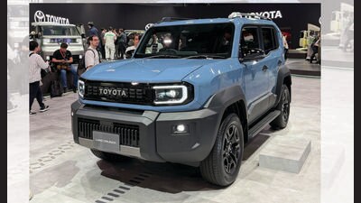 The Japan Mobility Show showcased futuristic vehicles, such as the Toyota Land Cruiser FJ. The Japan Mobility Show showcased futuristic vehicles, such as the Toyota Land Cruiser FJ.