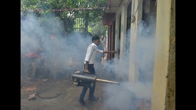 The civic body on Thursday decided to appoint contractual staff who will be responsible for carrying out fogging and vector-borne disease surveillance and management. (REPRESENTATIVE PHOTO) The civic body on Thursday decided to appoint contractual staff who will be responsible for carrying out fogging and vector-borne disease surveillance and management. (REPRESENTATIVE PHOTO)