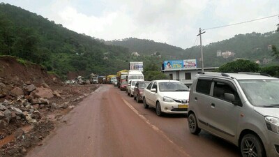 The court noted that the construction of the Parwanoo–Solan stretch, which was originally scheduled for completion in April 2021, has already incurred an “overrun of six years”. (HT FIle) The court noted that the construction of the Parwanoo–Solan stretch, which was originally scheduled for completion in April 2021, has already incurred an “overrun of six years”. (HT FIle)