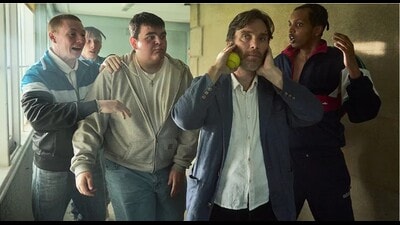 The film opens up with Steve (Cillian Murphy), head teacher of Stanton Wood, a last chance reform school for boys with societal and behavioural issues, arriving on campus. (Courtesy Netflix) The film opens up with Steve (Cillian Murphy), head teacher of Stanton Wood, a last chance reform school for boys with societal and behavioural issues, arriving on campus. (Courtesy Netflix)