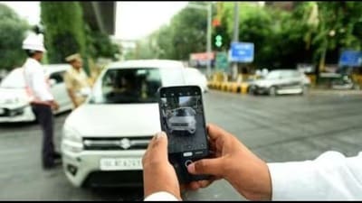 The fine for not wearing a helmet is ₹1,000, while drunken driving carries a penalty of ₹10,000 and, in some cases, may also result in imprisonment for up to three months. (FOR REPRESENTATION) The fine for not wearing a helmet is ₹1,000, while drunken driving carries a penalty of ₹10,000 and, in some cases, may also result in imprisonment for up to three months. (FOR REPRESENTATION)