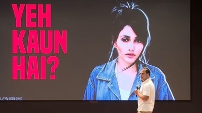 The Brazilian model Larissa Nery, who Rahul Gandhi claimed voted 22 times in Haryana. The Brazilian model Larissa Nery, who Rahul Gandhi claimed voted 22 times in Haryana.