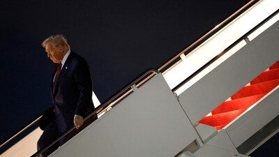 Trump said in an interview with Fox News that he had been told the case “went well” but warned that the “entire world would be in a depression” had he not been able to implement the levies on goods from trading partners. (Getty Images via AFP) Trump said in an interview with Fox News that he had been told the case “went well” but warned that the “entire world would be in a depression” had he not been able to implement the levies on goods from trading partners. (Getty Images via AFP)