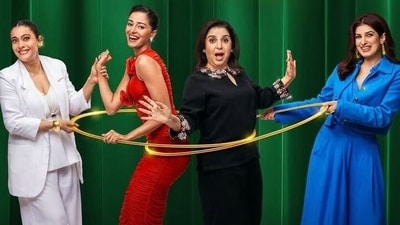 Farah Khan and Ananya Panday at Twinkle Khanna and Kajol's talk show. Farah Khan and Ananya Panday at Twinkle Khanna and Kajol's talk show.