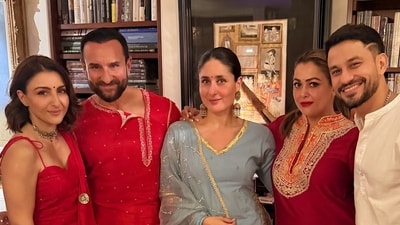 Soha Ali Khan is part of an illustrious family with actors like Saif Ali Khan, Kareena Kapoor, Kunal Kemmu, Ibrahim Ali Khan, Amrita Singh , Sara Ali Khan and Sharmila Tagore. Soha Ali Khan is part of an illustrious family with actors like Saif Ali Khan, Kareena Kapoor, Kunal Kemmu, Ibrahim Ali Khan, Amrita Singh , Sara Ali Khan and Sharmila Tagore.