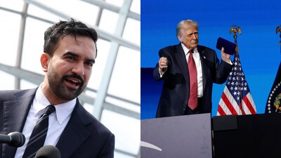 While Trump is not happy with Mamdani's win but has stated that he would be open to "helping" him a "little bit". (AP) While Trump is not happy with Mamdani's win but has stated that he would be open to "helping" him a "little bit". (AP)