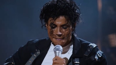 Jaafar Jackson in and as Michael in the teaser trailer. Jaafar Jackson in and as Michael in the teaser trailer.