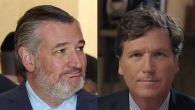 Ted Cruz slammed Tucker Carlson for appearing to defend Zohran Mamdani. (X/@AdameMedia, @tedcruz) Ted Cruz slammed Tucker Carlson for appearing to defend Zohran Mamdani. (X/@AdameMedia, @tedcruz)