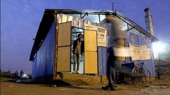 These shelters will collectively accommodate about 2,500 people, with scope for expansion if required. (HT Archive)