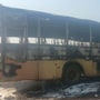 ఒడిశా ఆర్టీసీ బస్సు దగ్ధం