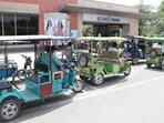 The e-rickshaw driver had reportedly left his vehicle unattended near an electric pole while he went to deliver water cans. The e-rickshaw driver had reportedly left his vehicle unattended near an electric pole while he went to deliver water cans.