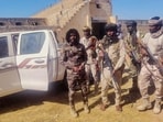 This handout picture released by the Sudanese Rapid Support Forces (RSF) on October 30, 2025, shows RSF members reportedly detaining a fighter in war-torn Sudan’s western Darfur region. (AFP) This handout picture released by the Sudanese Rapid Support Forces (RSF) on October 30, 2025, shows RSF members reportedly detaining a fighter in war-torn Sudan’s western Darfur region. (AFP)