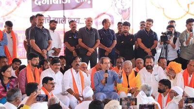 Uddhav asks Marathwada farmers to unite in fight for loan waivers, floor relief Uddhav asks Marathwada farmers to unite in fight for loan waivers, floor relief