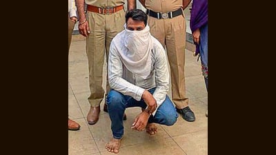According to investigators, Gaurav is accused of murdering the 64-year-old journalist and his 92-year-old bedridden mother on September 23, 2017, after an altercation. (HT Photo)