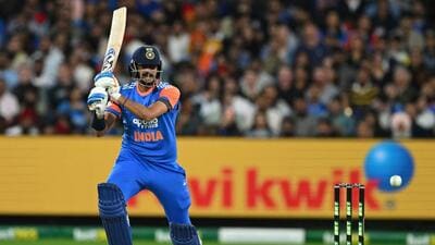 Axar Patel in action against Australia. (AP) Axar Patel in action against Australia. (AP)