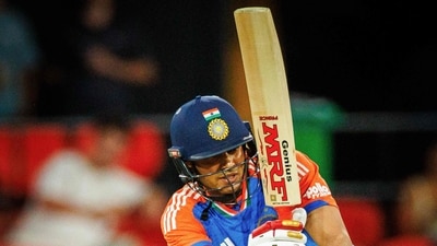 India's Shubman Gill bats during the fourth Twenty20 international against Australia (AFP) India's Shubman Gill bats during the fourth Twenty20 international against Australia (AFP)