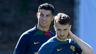 Portugal striker Cristiano Ronaldo didn't attend Diogo Jota's funeral. (AFP) Portugal striker Cristiano Ronaldo didn't attend Diogo Jota's funeral. (AFP)