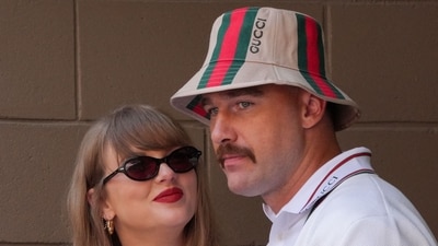 Taylor Swift and Travis Kelce were spotted in NYC. (AFP) Taylor Swift and Travis Kelce were spotted in NYC. (AFP)