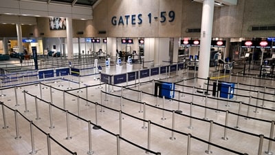 The US government shutdown became the longest ever on November 5, 2025, topping the 35-day record set during Donald Trump's first term, as his administration warned of holiday air travel chaos and threatened Americans' benefits in a bid to force a resolution. (Photo by Miguel J. Rodriguez Carrillo / AFP) (AFP) The US government shutdown became the longest ever on November 5, 2025, topping the 35-day record set during Donald Trump's first term, as his administration warned of holiday air travel chaos and threatened Americans' benefits in a bid to force a resolution. (Photo by Miguel J. Rodriguez Carrillo / AFP) (AFP)